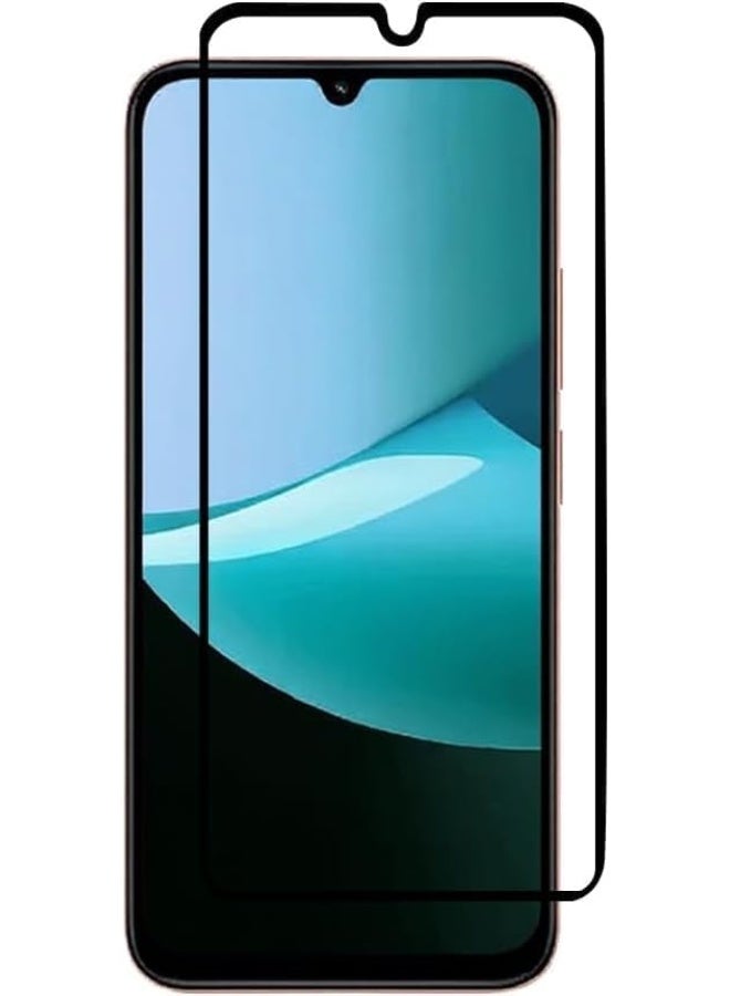 واقي شاشة زجاجي كامل شفاف لهاتف شاومي ريدمي 15 سي - ريدمي A5 - Image 1